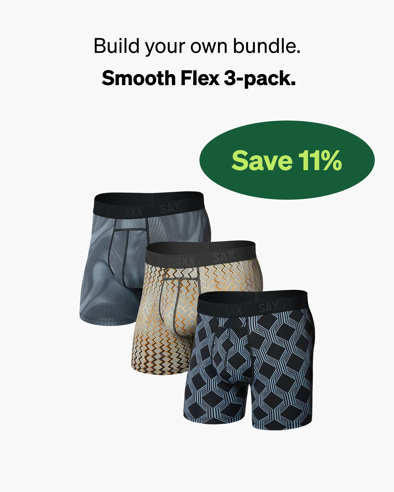 Build Your Own Smooth Flex Light Compression (3 Pack)